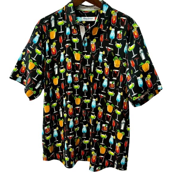 TOMMY BAHAMA Men's Veracruz Cay All Nighter Short Sleeve Woven Shirt - XL - Picture 8 of 13